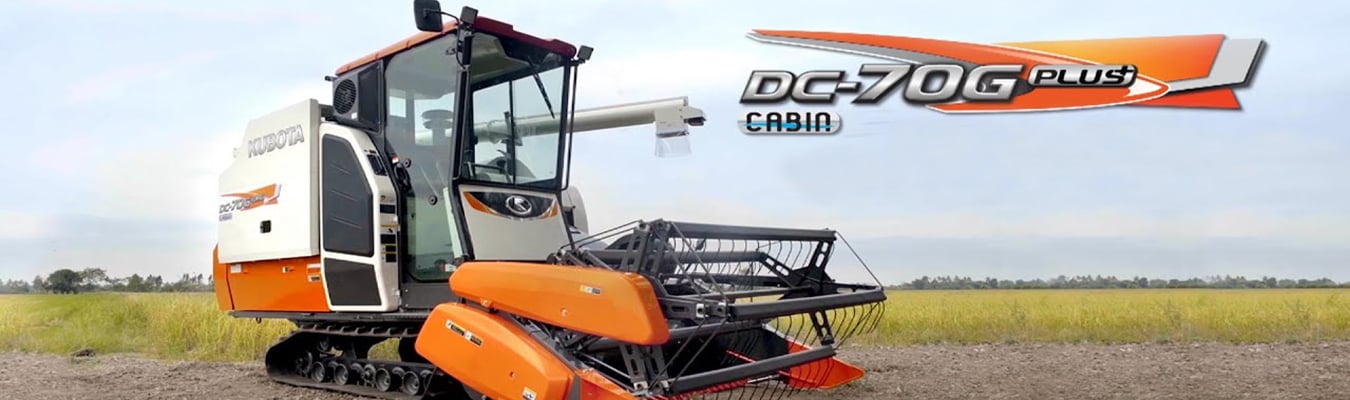 DC 70G Cabin Harvesters in Uganda