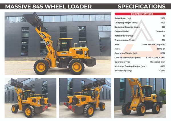 Massive 845 Wheel Loader In Uganda