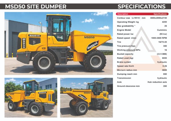 Massive MSD50 Site Dumper In Uganda